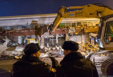 Московские предприниматели добровольно снесли самострой